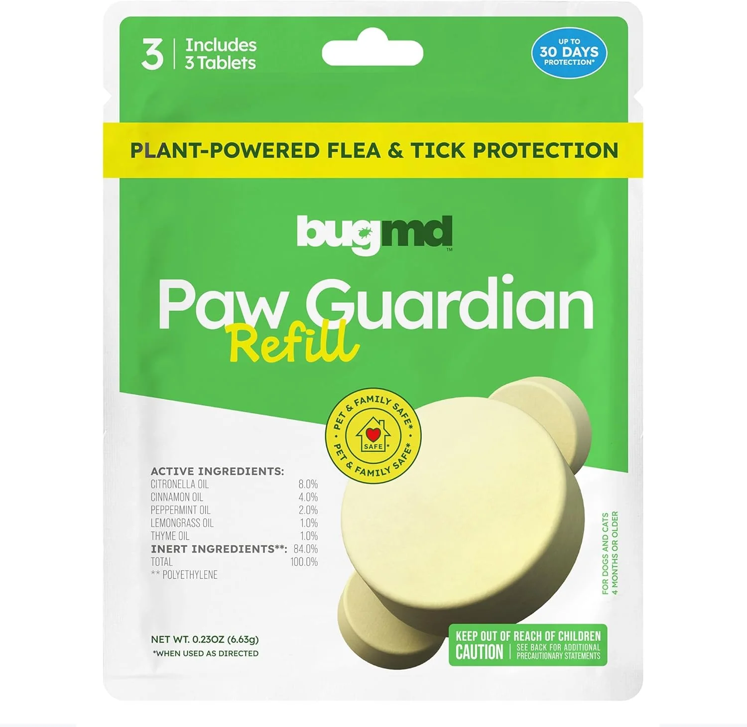 Paw Guardian Refill Tablets